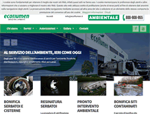 Tablet Screenshot of ecoflumen.it